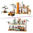LEGO 41717 Friends Le Centre de Sauvetage de la Faune de Mia, Jouet Vétérinaire, avec Figurines d'Animaux de Safari, Enfants 7 Ans-1