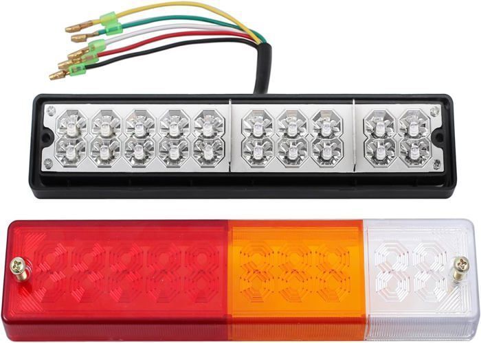 Kit LED 12 Feux Pour Voiture RC 1/10 – Clignotants, Phares, Feux Stop, Compatible AXIAL/Yokomo, 4,8-6V