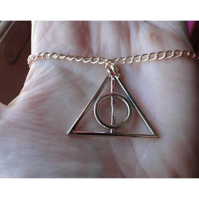 collier pendentif Harry Potter Triangle Relique