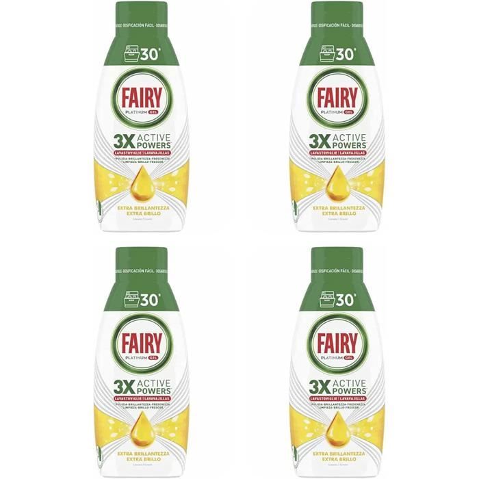 Lave-vaisselle Fairy Platinum gel citron 30 + 2 — Gardenshop