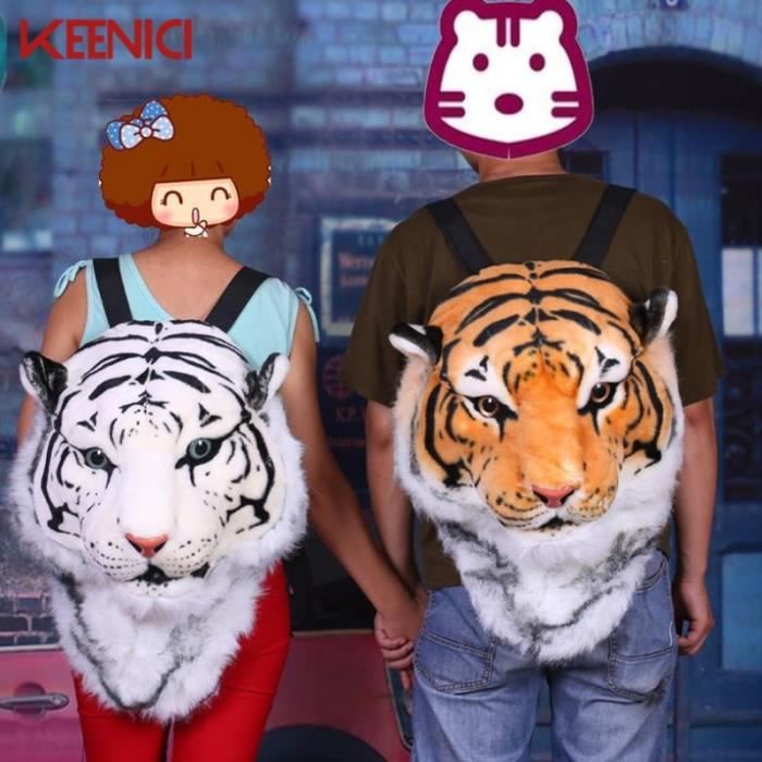 Sac a dos KEENICI sac a dos Bigbang g dragon avec un bon cadeau nouveau Cool luxe enorme tete de Type Big white tiger Cdiscount Bagagerie Maroquinerie