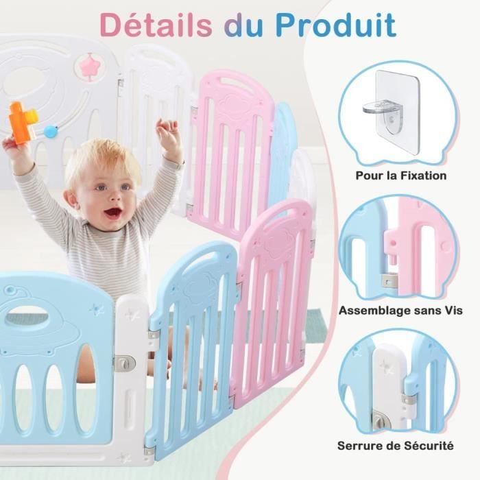 Parc bébé XXL - Marque - Modèle - Sécurité - Matériaux non toxiques -  Cdiscount Puériculture & Eveil bébé