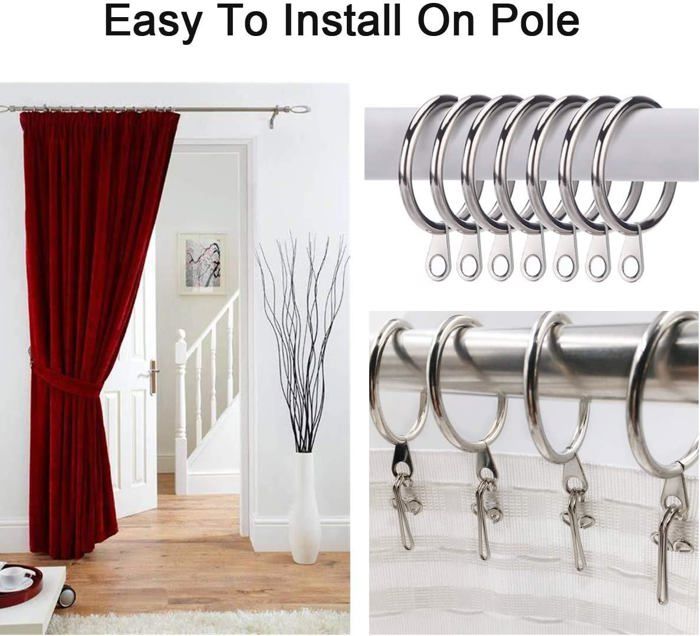 Tringle à rideaux extensible vintage laiton doré | Kaufen auf
