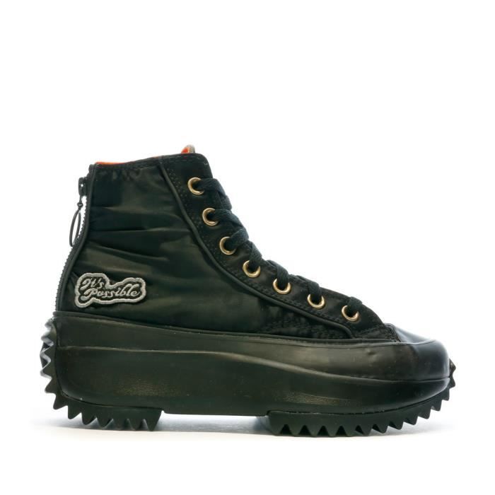Baskets Femme Converse Run Star Hike Noir Tige en toile