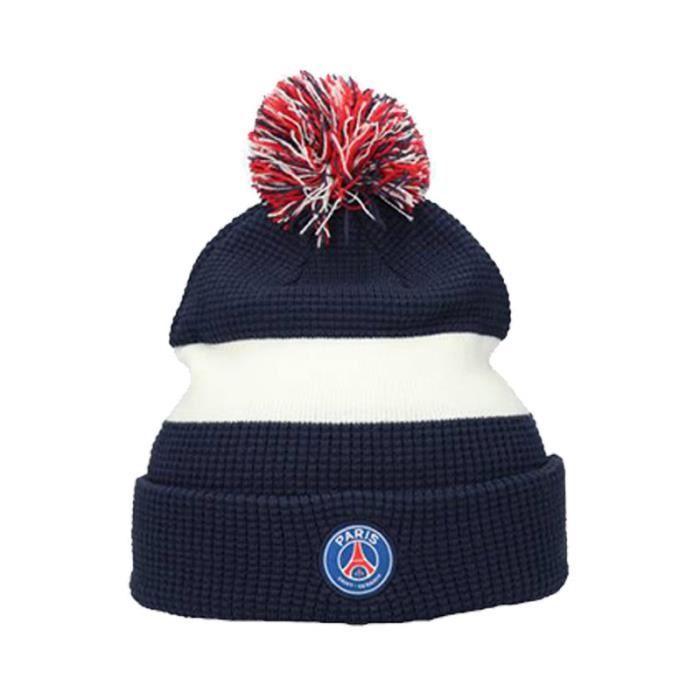 Bonnet à pompon Marine Homme PSG