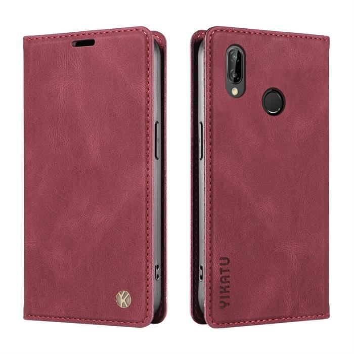 Verre trempe Etui Compatible avec Huawei P20 lite 5.84
