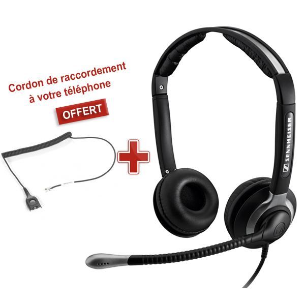 SENNHEISER Casque CC 550 Filaire Design Sur t te St r o