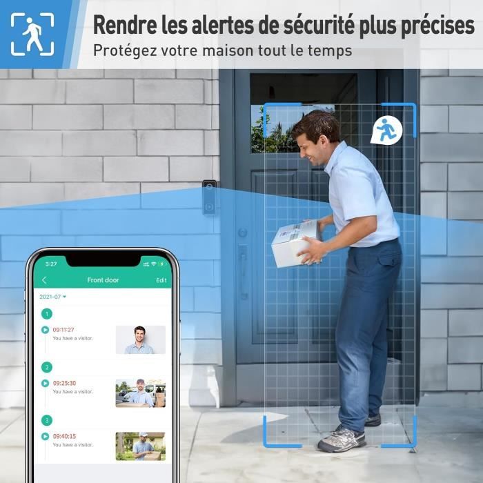 Arlo Floodlight 2K Et Sonnette HD, Caméra De Surveillance