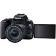 Appareil photo Reflex CANON 250D + Objectif 18-55 IS STM - Noir - 24.1 mégapixels - 4K - Bluetooth 4.1-2