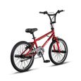 Licorne Bike Jump Premium BMX Système de rotor à 360° 4 niveaux en acier [Rouge, Freestyle]-2