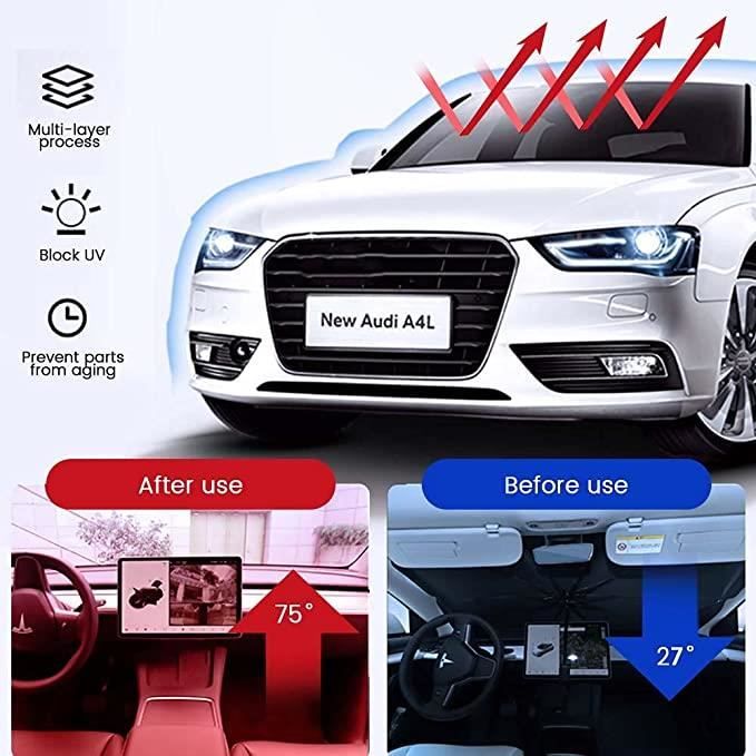 compatibles Pare-soleil de pare-brise de voiture à motif Rottweiler 3D  accessoires de voiture protection solaire automatique décoration drôle 2023  style 14252