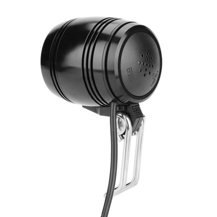 Phare Avant LED Pour Vélo électrique – étanche Avec Klaxon Intégré – Lampe EBike