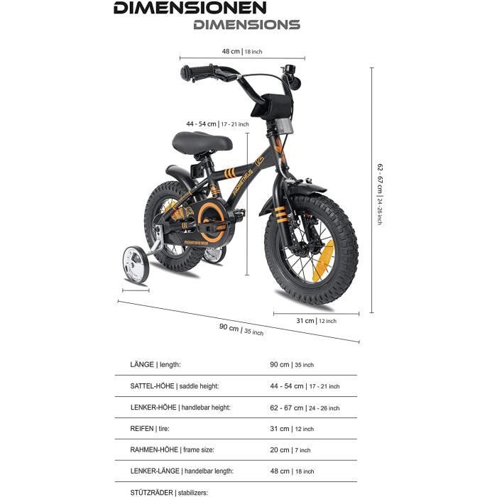 Velo prometheus 2025 12 pouces