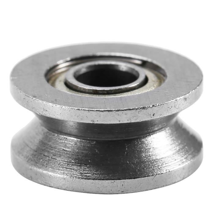 20Pcs Roulements à Billes Rainure V V623ZZ Poulie Guide 3x12x4mm - Système Mouvement Linéaire