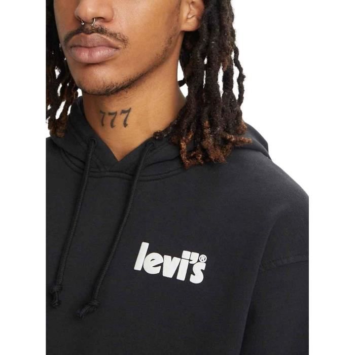 Sweat levis gris homme sales