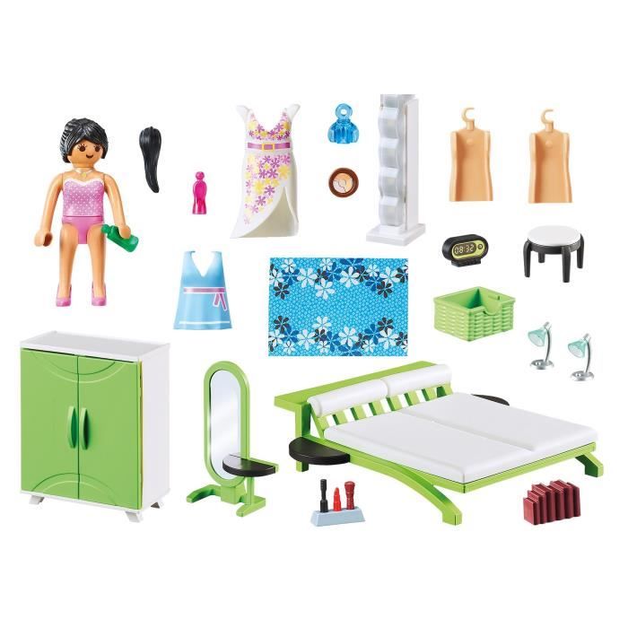 PLAYMOBIL - 70988 - City Life - La Maison Moderne - Chambre d