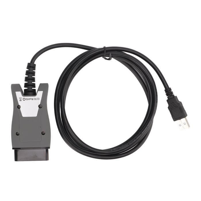Haofy Adaptateur Prise Scanner Diagnostic 14 Broches Pour Camion Caterpillar