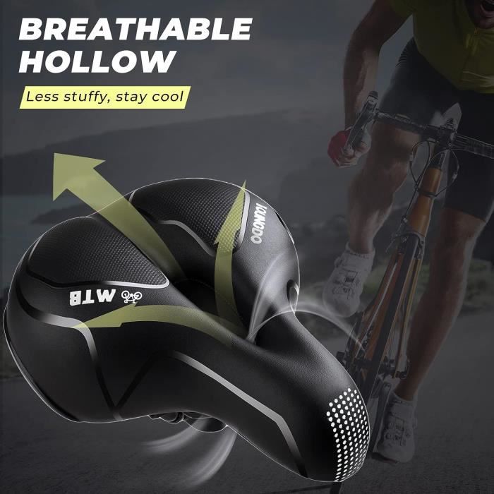 Selle Vélo Gel MSDADA - Confort Ergonomique Imperméable Pour VTT, Route Et Ville