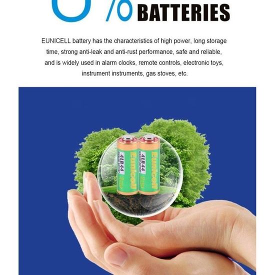Piles 4LR44 Alcalines 6V - Lot De 10 - Équivalent 4G13, PX28, 476A - Pour Appareils Électroniques