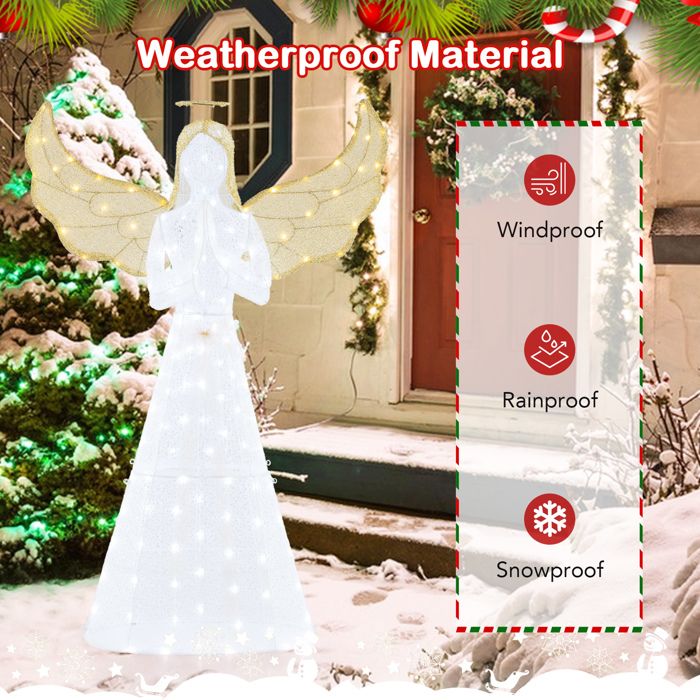 Décoration De Jardin En Forme D'ange En Forme De Nuage En Métal Rouillé