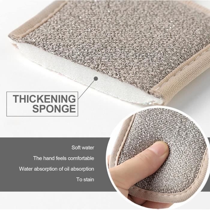 Promo Lot De 4 éponges Microfibre chez Carrefour