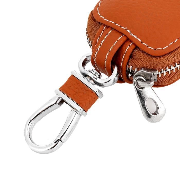 Dioche sac pour porte-clés Universel PU cuir voiture télécommande porte-clés  sac Smart Key Holder Case (marron) - Cdiscount Bagagerie - Maroquinerie