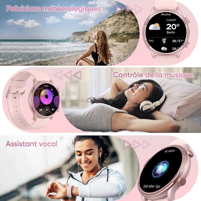Montre connectée femme repondre sms sales