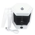 Mini Climatiseur USB – XVX – Refroidisseur évaporatif silencieux avec 2 bacs à glace – Pour bureau, chambre et voyage – Blanc