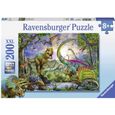 Puzzle 200 pièces XXL - Le royaume des dinosaures - Ravensburger - Animaux - Dès 8 ans-0