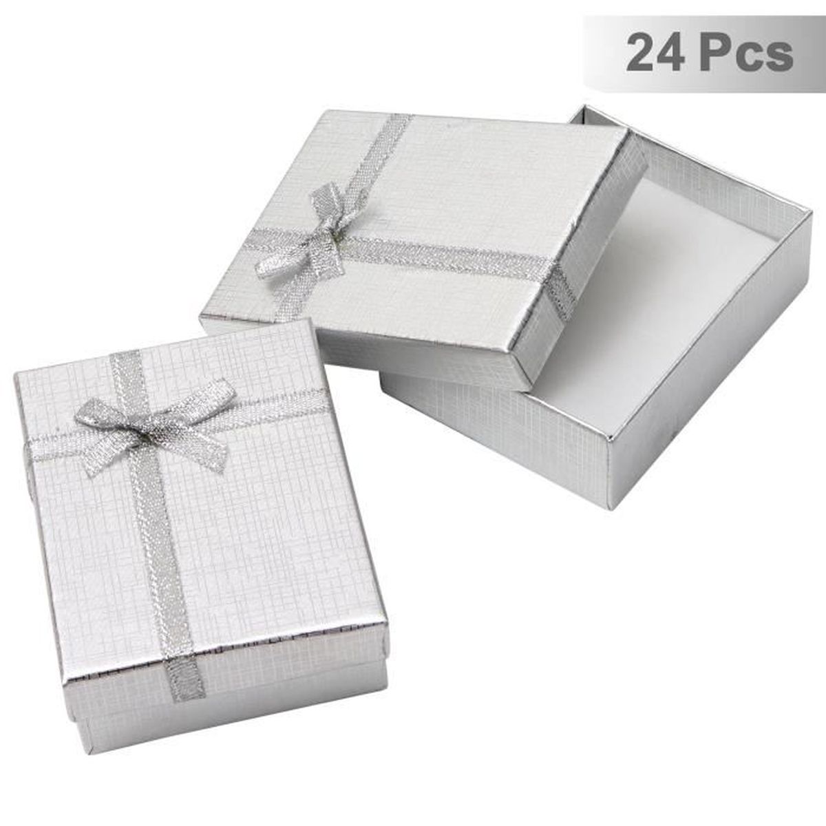 Boite Cadeau 24 Pcs Emballage Cadeau Argent Interieur Velours 8 5 X 6 5 X 2 5 Cm Achat Vente Boite Cadeau Boite Cadeau 24 Pcs Emb Cdiscount Ces emballages boites cadeaux sont également disponibles en différentes couleurs. boite cadeau 24 pcs emballage