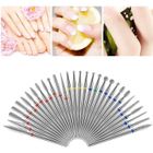 DLZAOAO 30 Pièces Embouts de Ponceuse à Ongles Lime ongles électrique Bits pour Manucure et Pédicure,Nail Drill Bits Cuticule Cleaner Gel