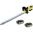 Taille-haies à batterie NEMURA 20V + 2 batteries 2Ah + chargeur rapide