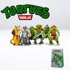 SEBTHOM Figurines Tortues Ninjas ( Pack de 6 ) + Sac Collector