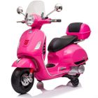 KIJANA Vespa pour Enfants GT - Batterie 6V - 3 à 6 ans - avec Musique - Rose