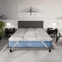 Surmatelas Premium CLOUD - Morphea Bed France - 140x200x3cm - Fibre de polyester et Tissu Respirant – Accueil extrémement moelleux