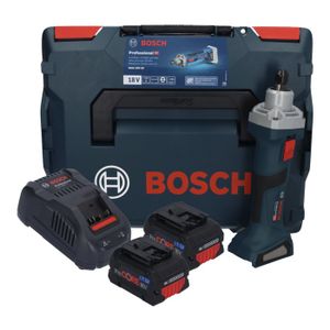 MEULEUSE Bosch GGS 18V-20 Meuleuse droite sans fil 18 V Brushless + 2x batterie ProCORE 5,5 Ah + chargeur + L-BOXX
