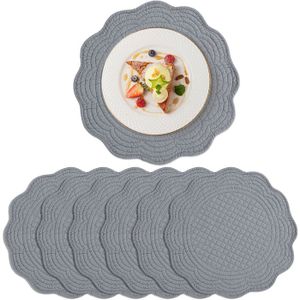 Lot de 6 sets de table matelassés et surpiqués made in Provence