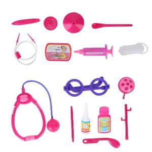 DOCTEUR - VÉTÉRINAIRE Akozon jouets de dentiste 12pcs Kids Doctor Playset Jouer à faire semblant de jouer avec un docteur en médecine Dentiste Kit