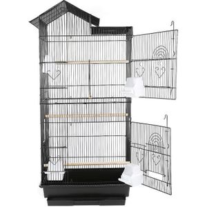 VOLIÈRE - CAGE OISEAU Volière Cage oiseau pour perroquet canari Agaporni