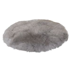 Tapis Rond Moumoute Galette De Chaise Fourrure Achat Vente Pas Cher