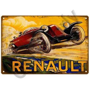 Renault GARAGE Rétro Métal Signe HOMME CAVE POUR CADEAU