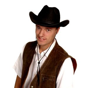 Rubies S5285  pour adulte  Chapeau de cowboy avec motif vache 
