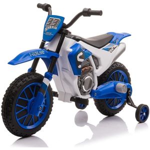 MOTO - SCOOTER Moto Electrique Enfant - BALOVEBY - Tout-Terrain 2 Vitesse - Batterie 12V/7Ah - Bleu