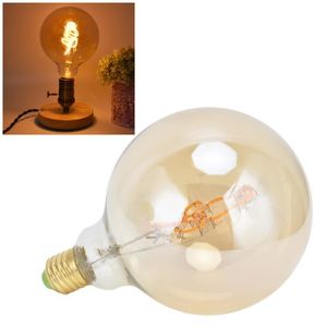 AMPOULE - LED LID -Cikonielf Ampoule E27 4W E27 Globe LED Ampoule Dimmable Décorative Vintage Rose Forme Filament