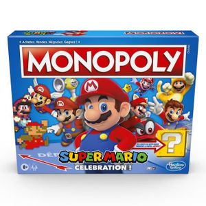 JEU SOCIÉTÉ - PLATEAU MONOPOLY Super Mario Celebration, jeu de societe p