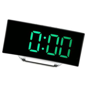 HORLOGE - PENDULE horloge LED numérique Réveil numérique miroir inte