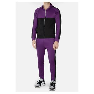 Ensemble adidas top violet homme