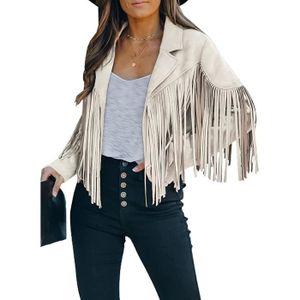 Veste a online frange noir