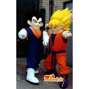 Déguisement Dragon Ball Z Combinaison 6pcs Halloween Noel Son Goku Enfant  Cosplay Costume avec Perruque - Jaune Jaune Jaune - Cdiscount Prêt-à-Porter