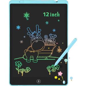TABLEAU ENFANT Tableau Magique LCD de 12 Pouces - pour Enfants - Tablette d'écriture colorée - Tableau à Dessin - Tableau d'écriture amélioré -63